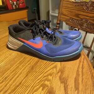 Nike Metcon 2 819899-464 Blue Lace Up Low Top Training Shoes Mens 15